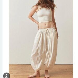 Ur an outfitters Out from under Cream Cozy Balloon Pants